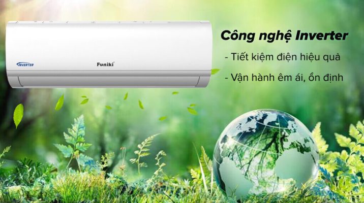 Điểm nổi bật đáng chú ý trên điều hòa Funiki HIC18TMU chính là công nghệ Inverter tiên tiến được tích hợp bên trong hệ thống vận hành.