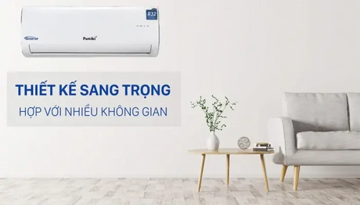 Điều hòa Funiki HIC24TMU sở hữu thiết kế hiện đại với tông màu trắng trang nhã, mang đến cảm giác tinh tế và dễ dàng kết hợp với nhiều phong cách nội thất khác nhau từ nhà ở dân dụng cho tới văn phòng làm việc