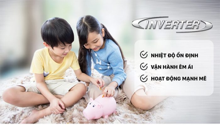 Một trong những ưu điểm nổi bật của điều hòa Funiki 2 chiều Inverter 9000BTU HIH09TMU chính là công nghệ Inverter tiên tiến được tích hợp trên máy.