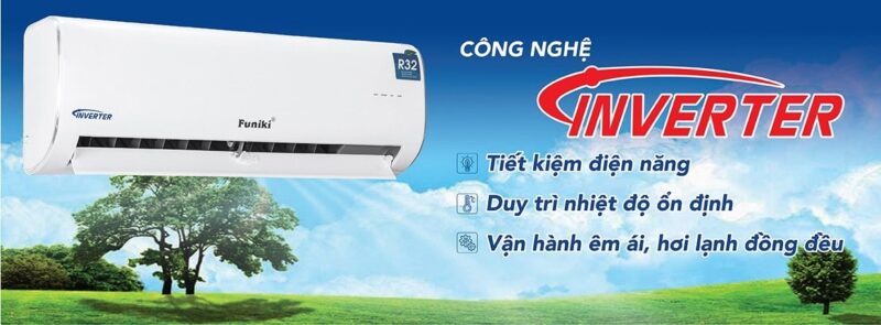 dieu hoa funiki inverter 12000btu 1 chieu hic12tmu 1