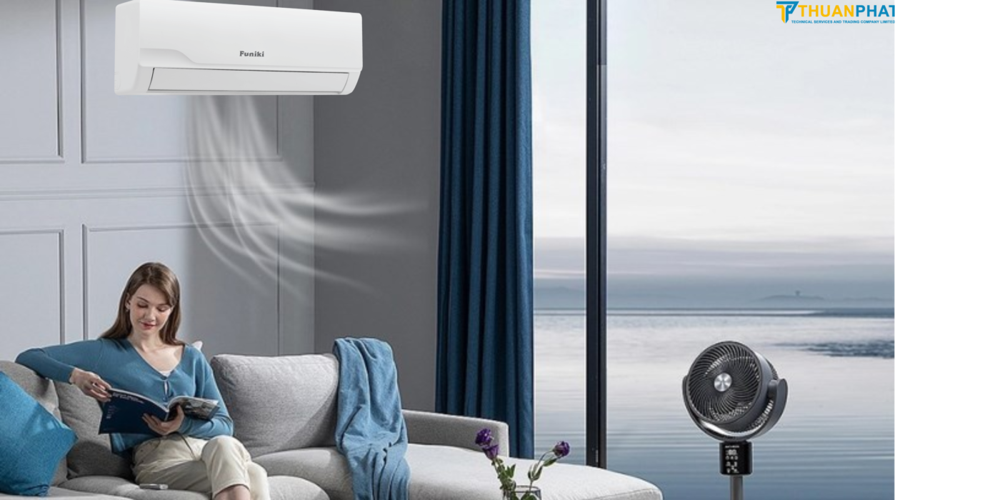 dùng điều hòa kết hợp với quạt